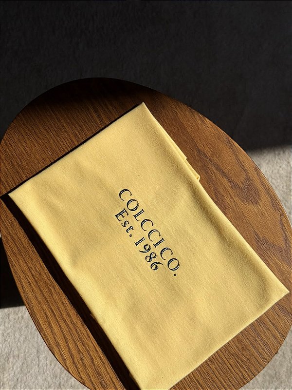 T-SHIRT COLCCI CO. EST.1986 - AMARELO MANTEIGA