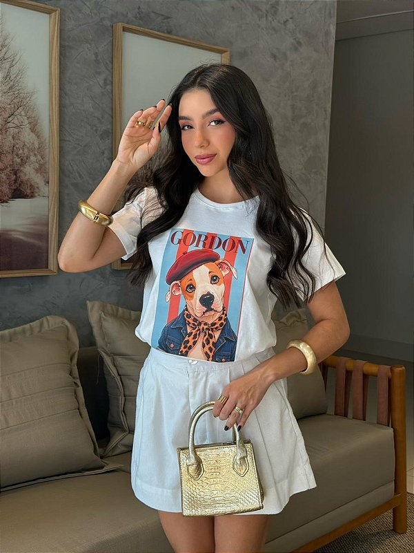 T-SHIRT DTF GORDON - OFF WHITE