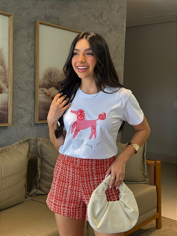 T-SHIRT DTF I LOVE DOG