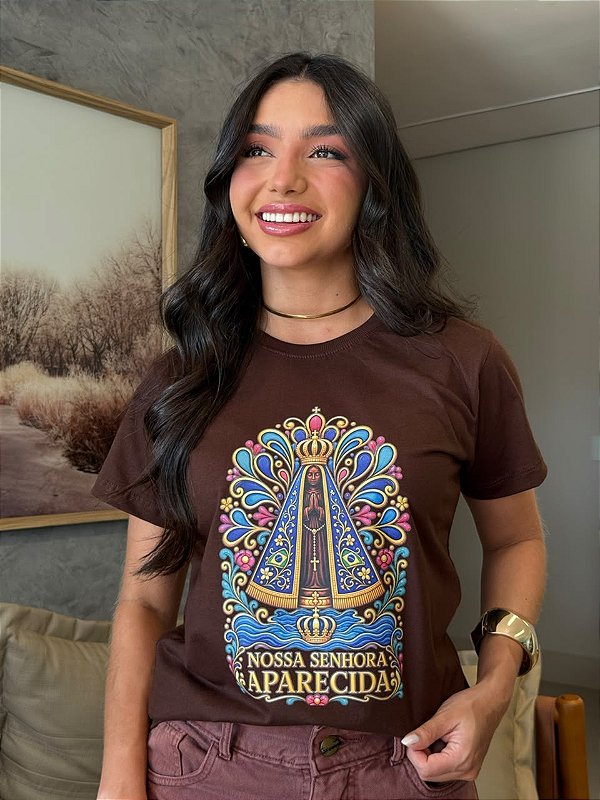 T-SHIRT DTF NOSSA SENHORA APARECIDA COLORS