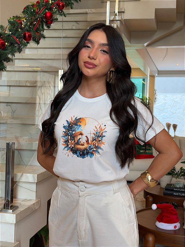 T-SHIRT DTF NASCIMENTO DE JESUS - OFF WHITE