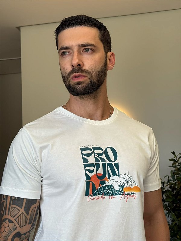 CAMISETA MASCULINA DTF EZEQUIEL 47 - OFF WHITE