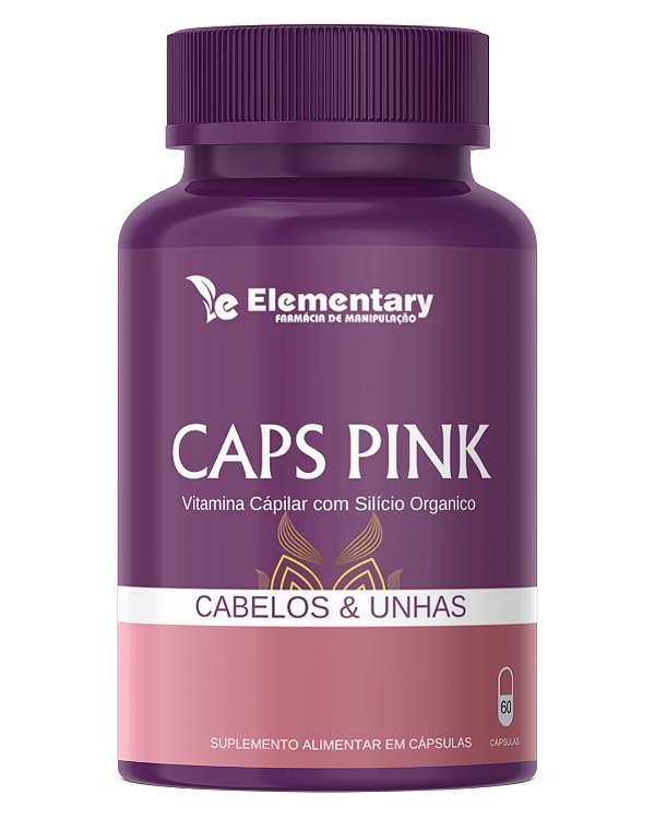 CAPS PINK - VITAMINA CÁPILAR (60 CÁPSULAS)