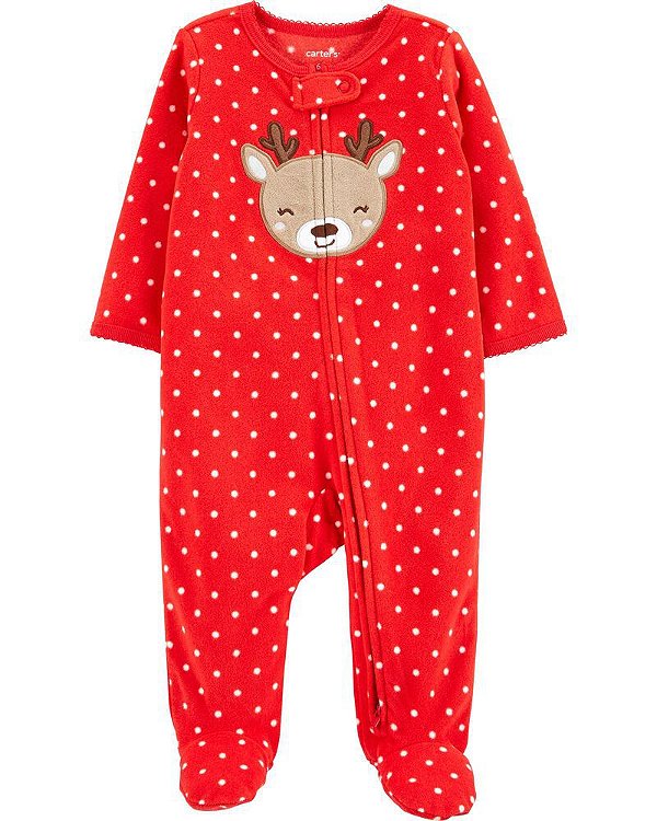 Pijama de inverno Carter's (Plush/ Fleece) - Rena