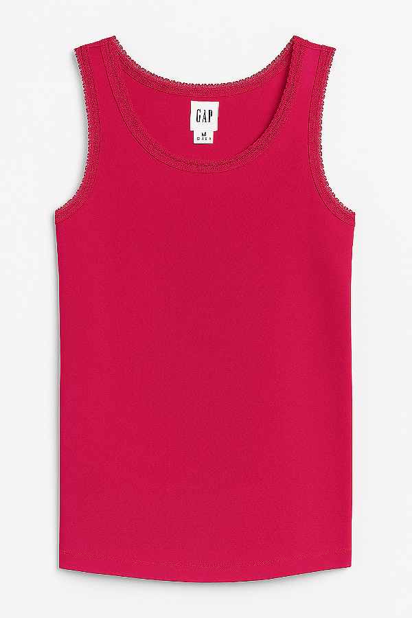Blusinha regata GAP - Rendinha/ Rosa