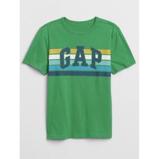 Camiseta GAP, manga curta, em algodão - Listrada