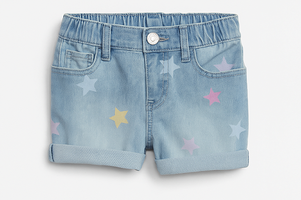 Short Jeans GAP Pull-on - Estrelas