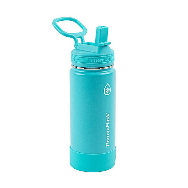 Garrafa Térmica Thermoflask - 474ml - Verde Água - Nenê Store