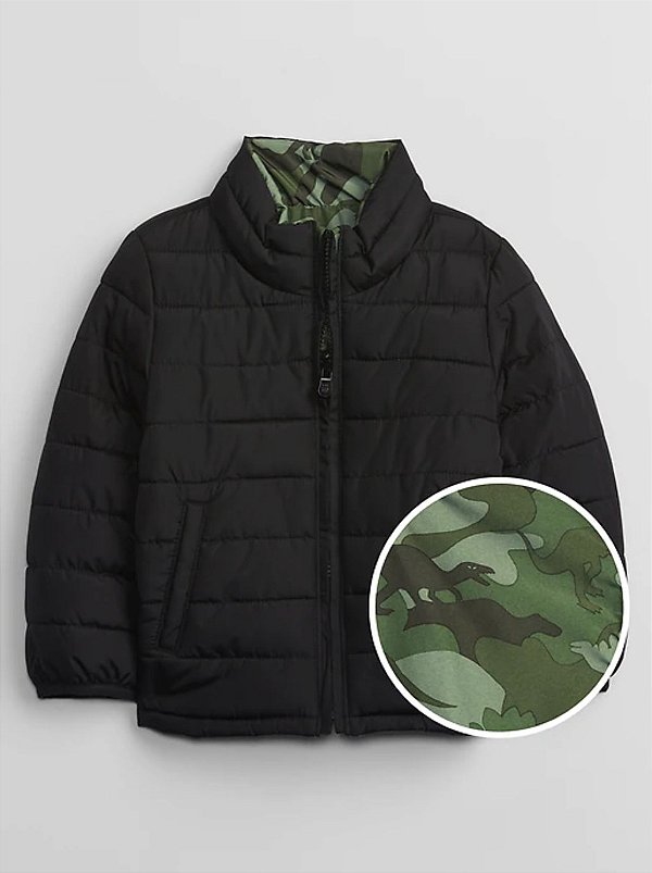 Casaco GAP Puffer - Dupla Face