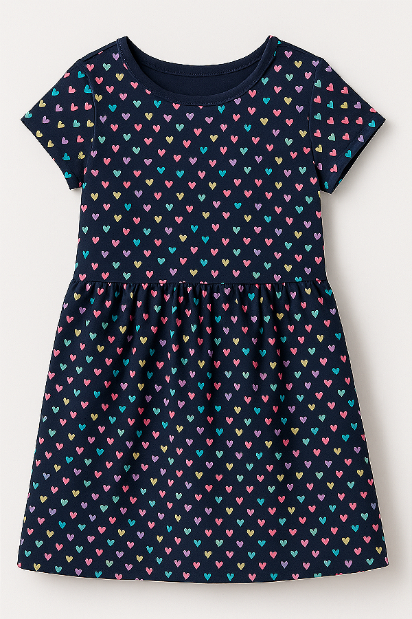 Vestido GAP 100% algodão - Corações