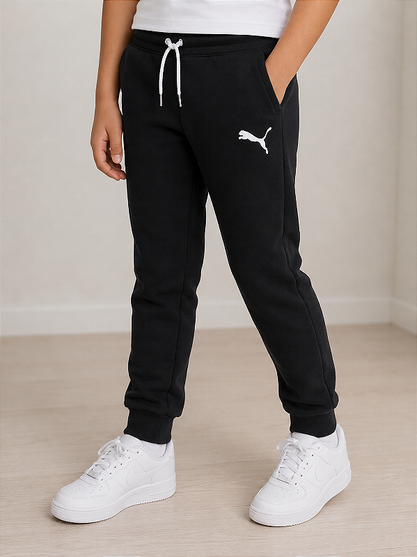 Calça de Moletom Puma - Preto