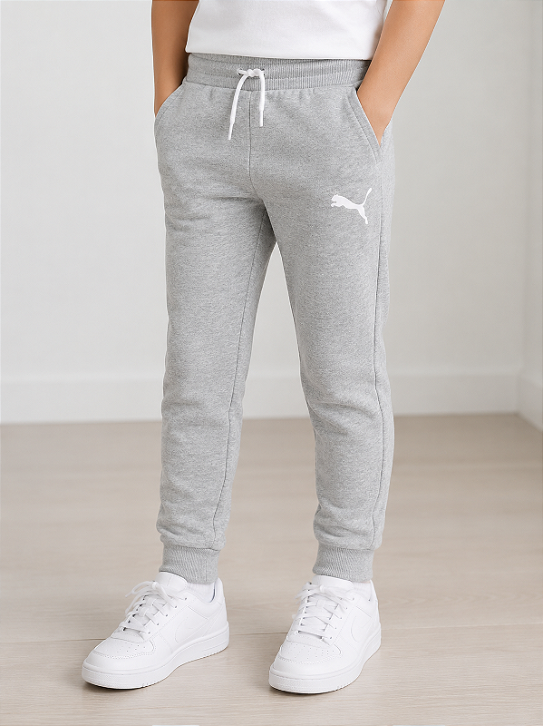 Calça de Moletom Puma - Cinza