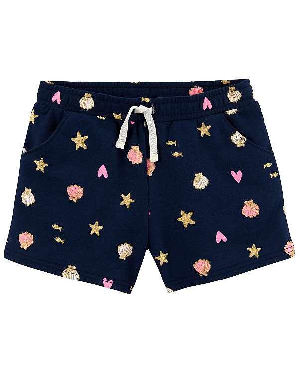 Short de Moletinho Carter's - Fundo do mar