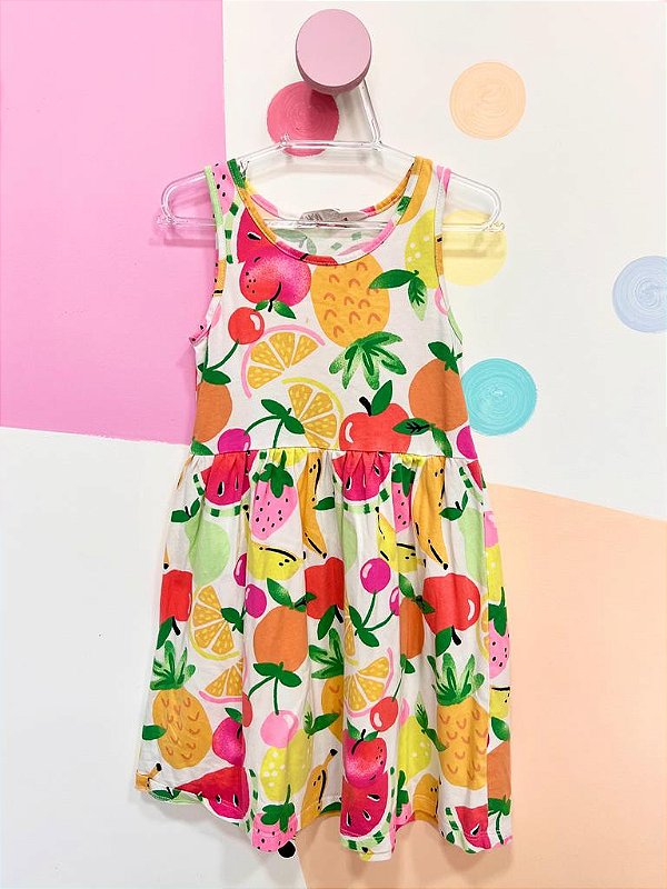 DESAPEGO 4 ao 6 anos - Vestido H&M - Frutas