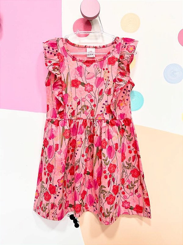DESAPEGO 6 anos - Vestido Abrange - Floral