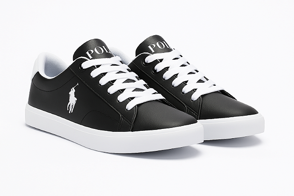 Tênis Infantil Polo Ralph Lauren - Preto/ Branco