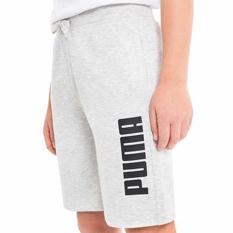 Short de moletom Puma - Cinza/Preto
