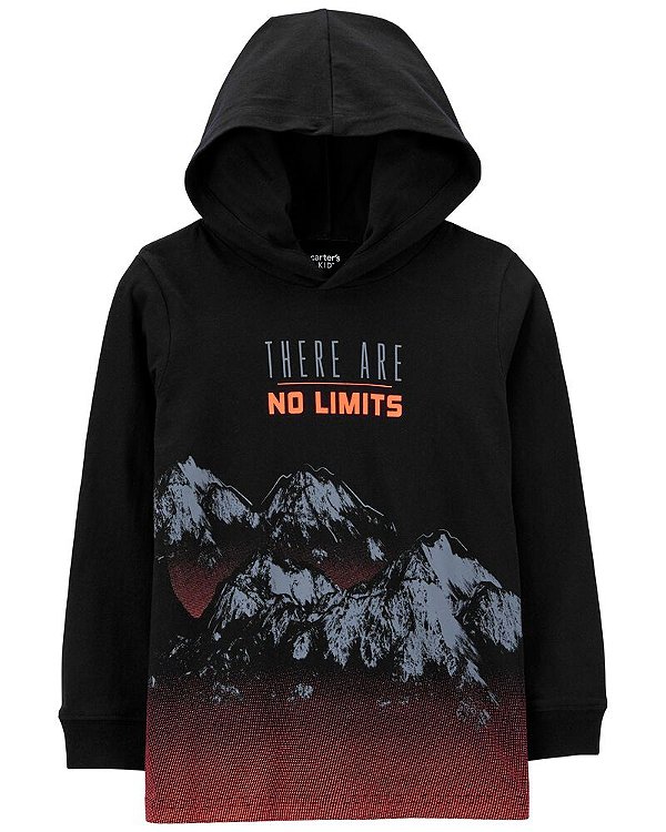 Camiseta Carter's, manga longa, com capuz - No limits