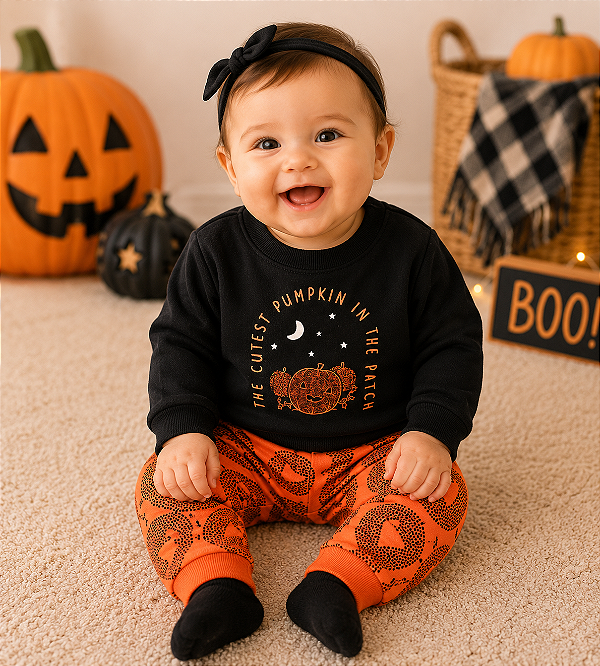 Conjunto Carter's de moletom - Helloween
