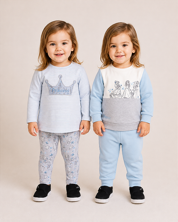 Conjunto Disney Baby 4 peças - Princess