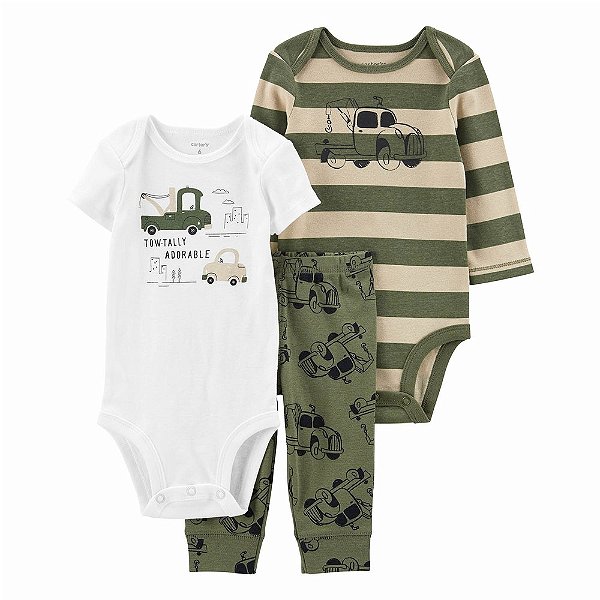 Conjunto Carter's - 2 bodies e calça - Guincho
