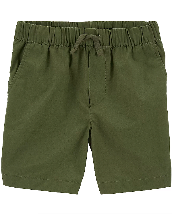 Bermuda Carter's de sarja - Verde