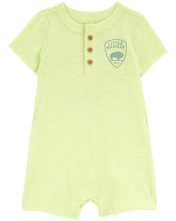 Romper Carter's Regata 100% algodão - Little Ranger
