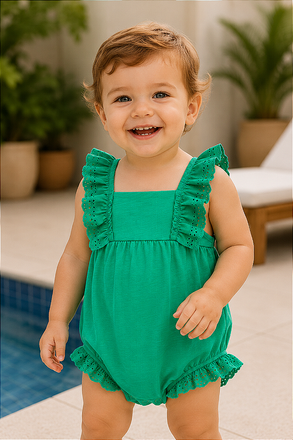 Romper Laise Carter's - Verde