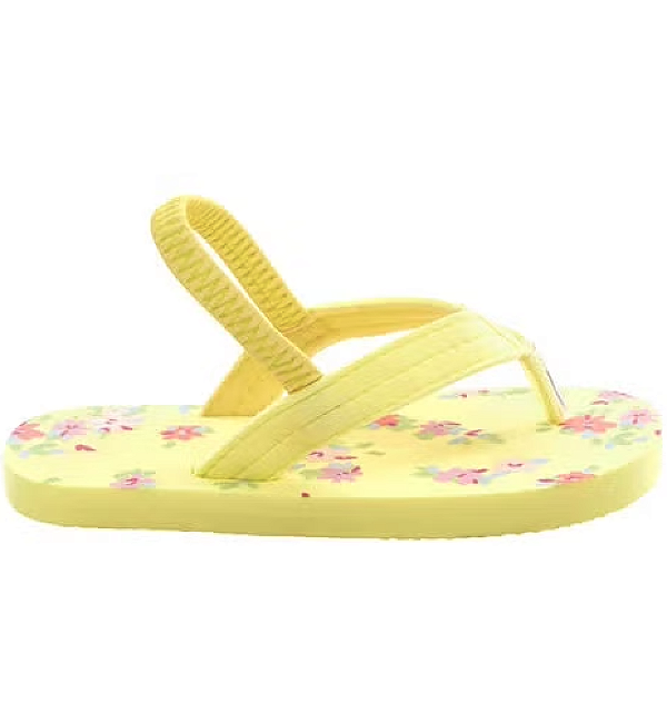 Chinelos Carter's - Amarelo/ Floral