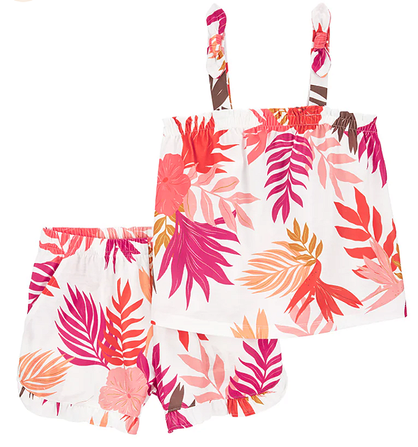 Conjunto curto infantil 2 peças, estampado | Carter's