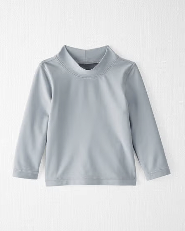 Camiseta de banho Little Planet by Carter's, com proteção solar UPF 50+ - Cinza