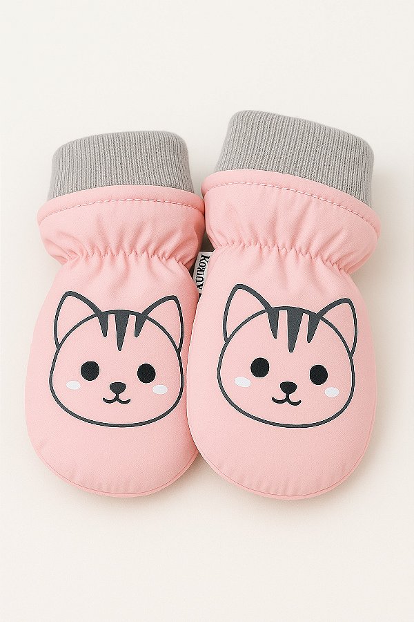 Luvas para bebê, Impermeáveis Kambi - Rosa