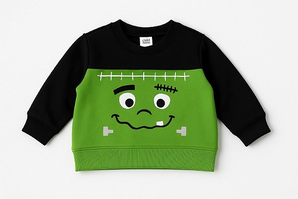 Moletom Carter's com bordado - Frankenstein