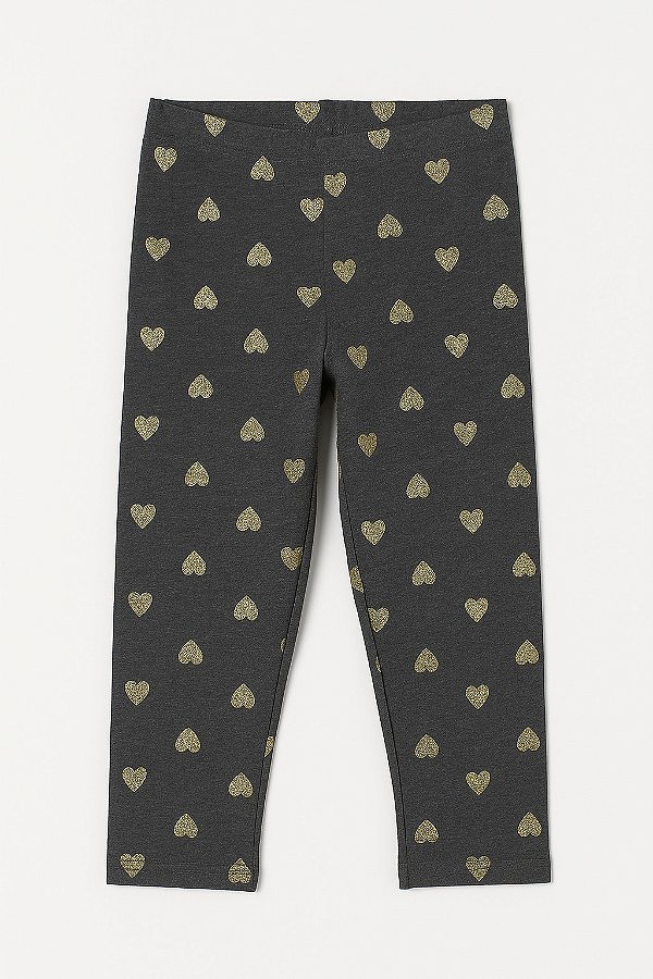 Calça Legging para bebê Carter's - Corações Dourados
