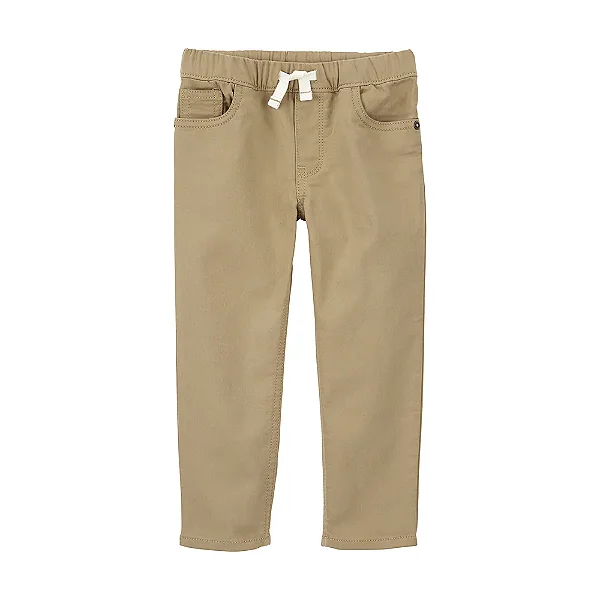 Calça Infantil OshKosh com Elastano - Cor Cáqui
