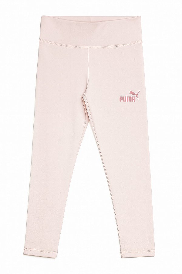 Calça Legging Infantil Flanelada Puma Rosa