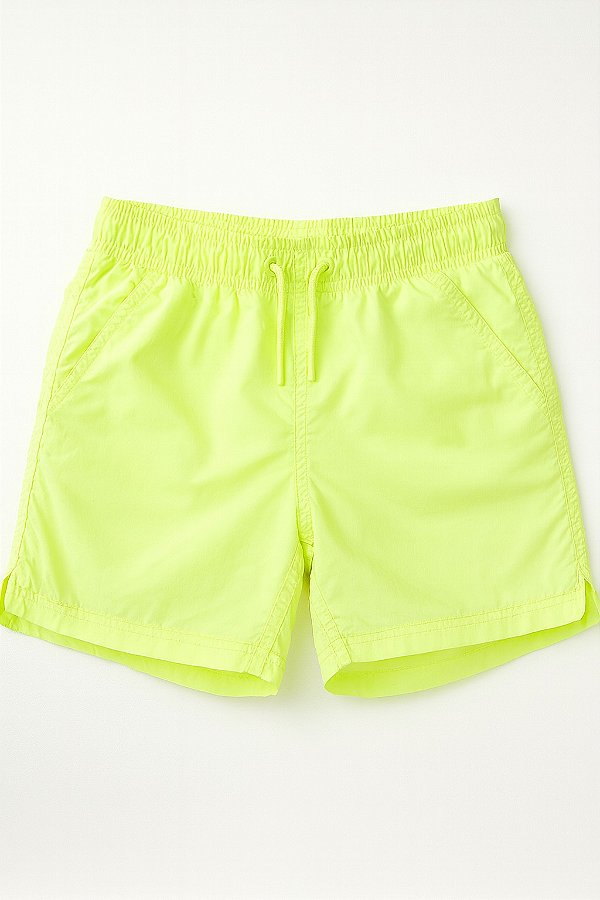 Short Infantil Carter’s em Nylon – Neon Amarelo com Elástico