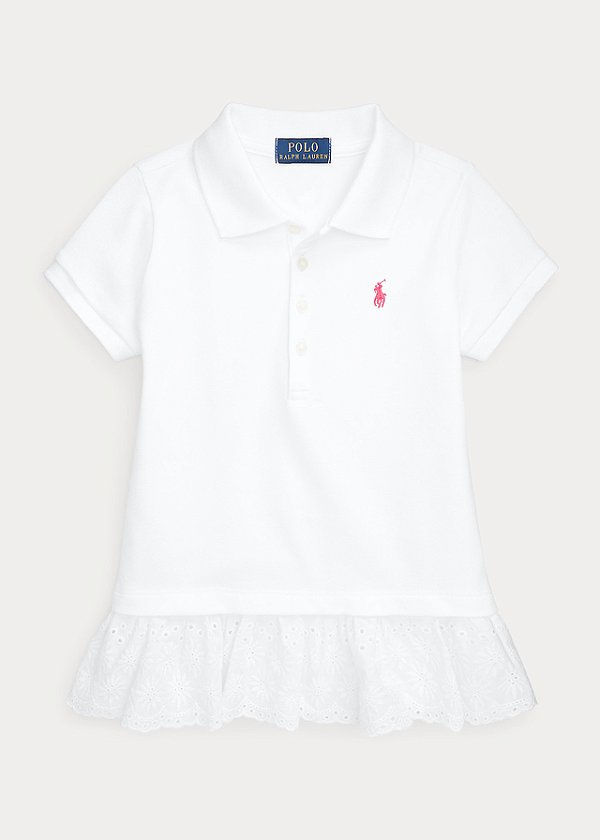 Camisa Ralph Lauren, gola polo - Branco/ Rendinha