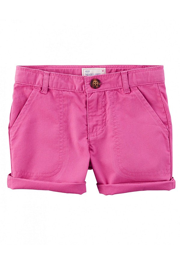 Short de sarja Carter's - Pink