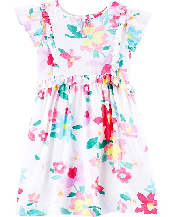 Vestido Carter's de viscose - Floral