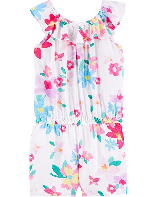 Romper Carter's de viscose - Floral
