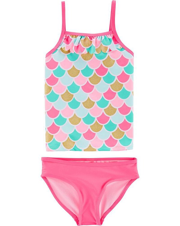 Roupa de banho Carter's, com proteção solar UPF 50+ - Sereia