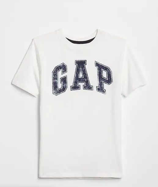 Camiseta Gap, manga curta, em algodão - Logo