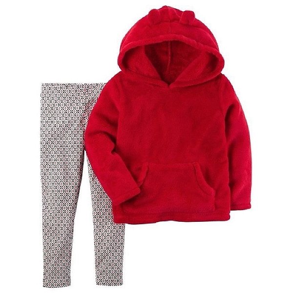 Conjunto Carter's - Agasalho e calça legging - Ursinho