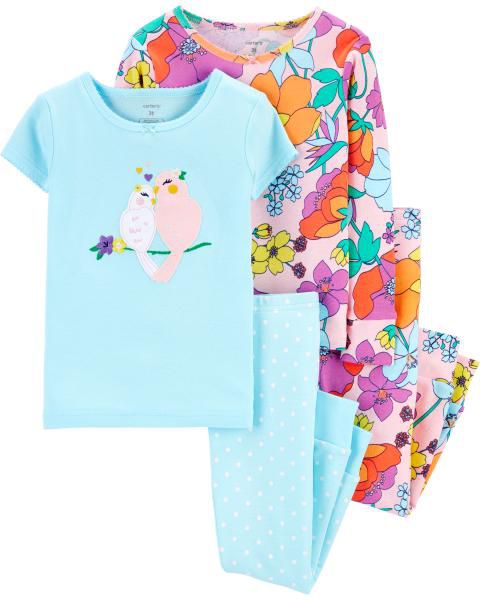 Kit Pijamas Carter's - 4 peças - Natureza