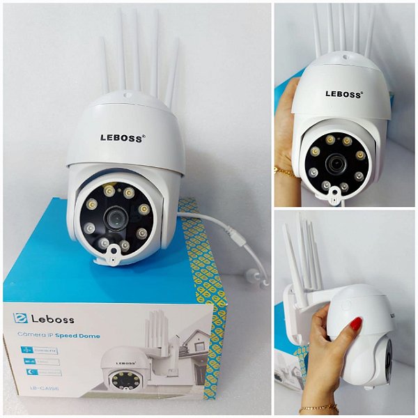 Camera de Segurança IP Wifi 2.4GHz 5 Antenas LEBOSS