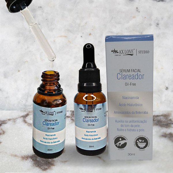 Sérum Facial Clareador Oil Free Max Love