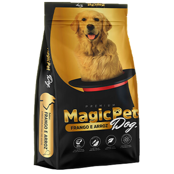 Ração Magic Pet Dog Cães Adultos Sabor Frango e Arroz Atacadão da