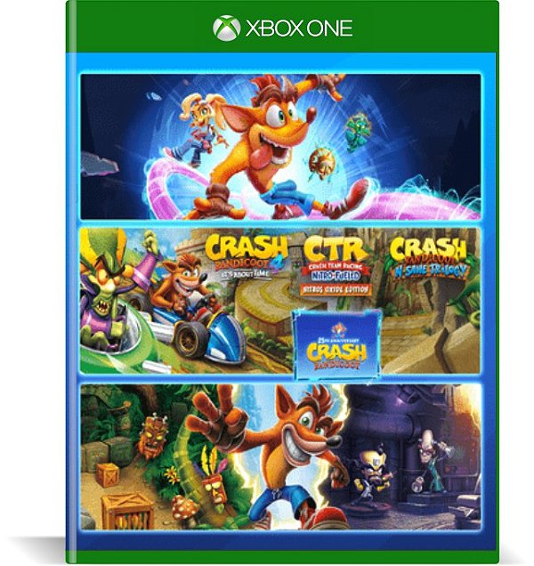 Jogo Crash Bandicoot Trilogy para Xbox One