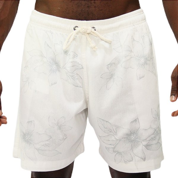 Short Linho Floral